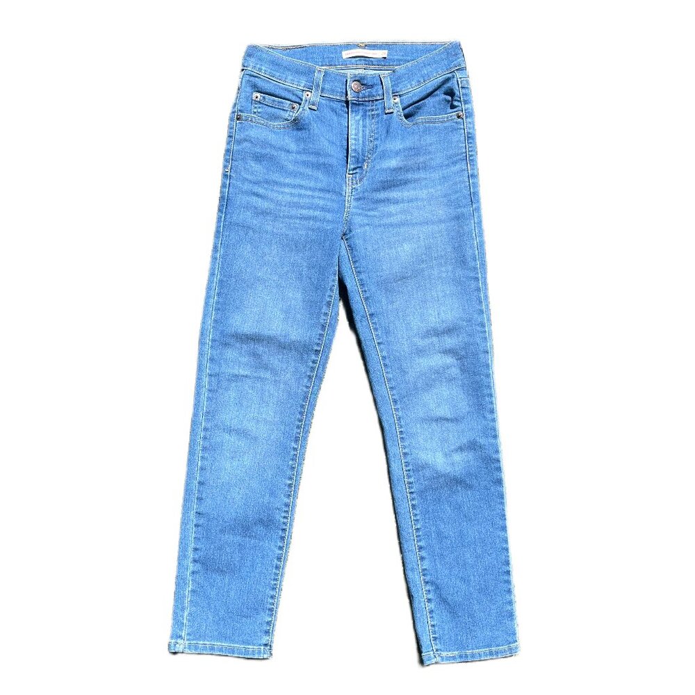Levi's Women's High Rise Straight Crop Denim - S - Picture 2 of 4